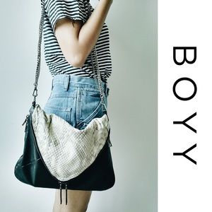 ⭐️ SOLD ⭐️ The highly coveted BOYY ‘Slash’ bag